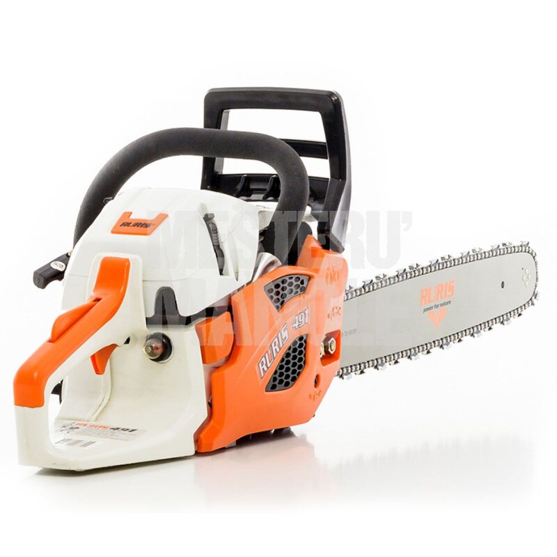 Motoferastrau Ruris 491 + dispozitiv electric pentru ascutit lant